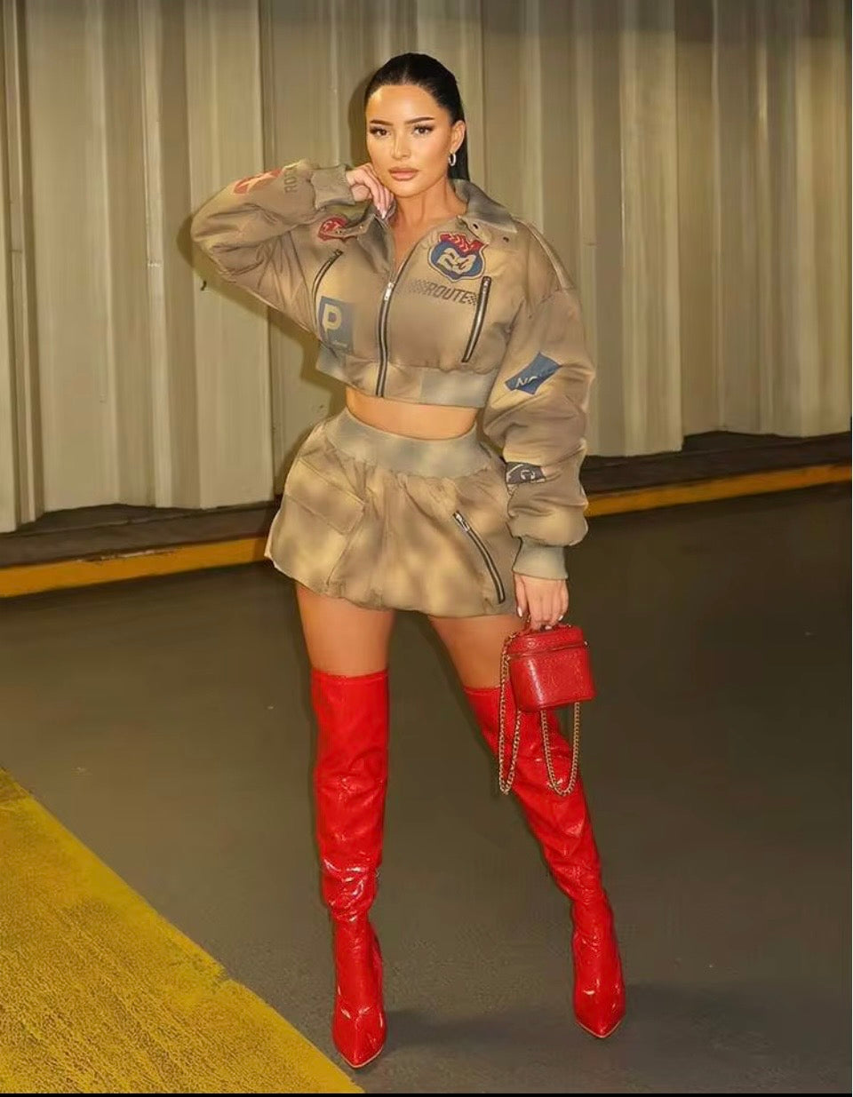 BOTAS CUCCO PIEL SINTETICA ROJAS