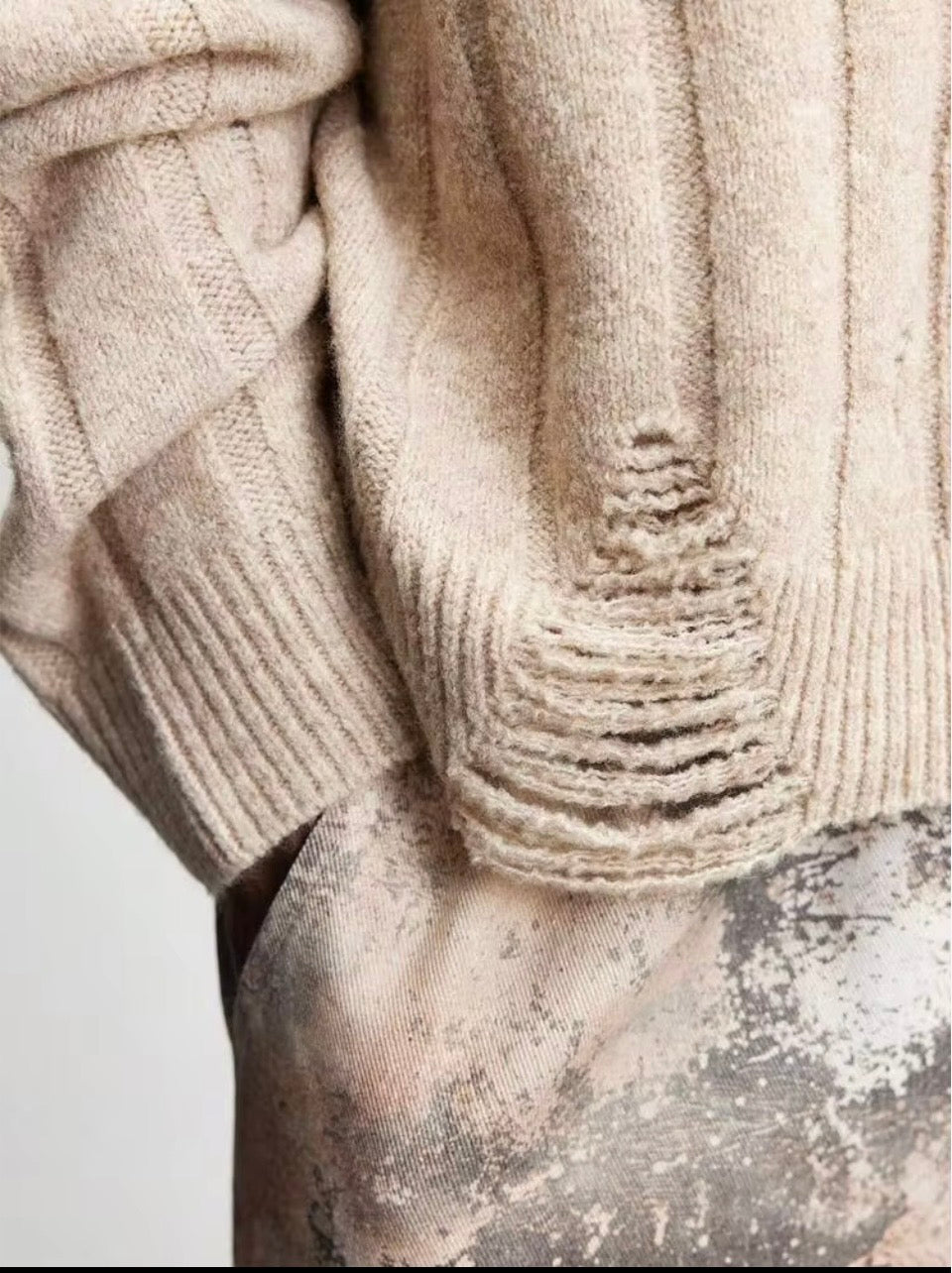 JERSEY BEIGE DE HOMBRE